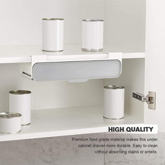 Kitchen Self-Adhesive Under Cabinet Pull-out Spice Drawer